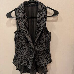 Cute Gothic Fairy core Vest